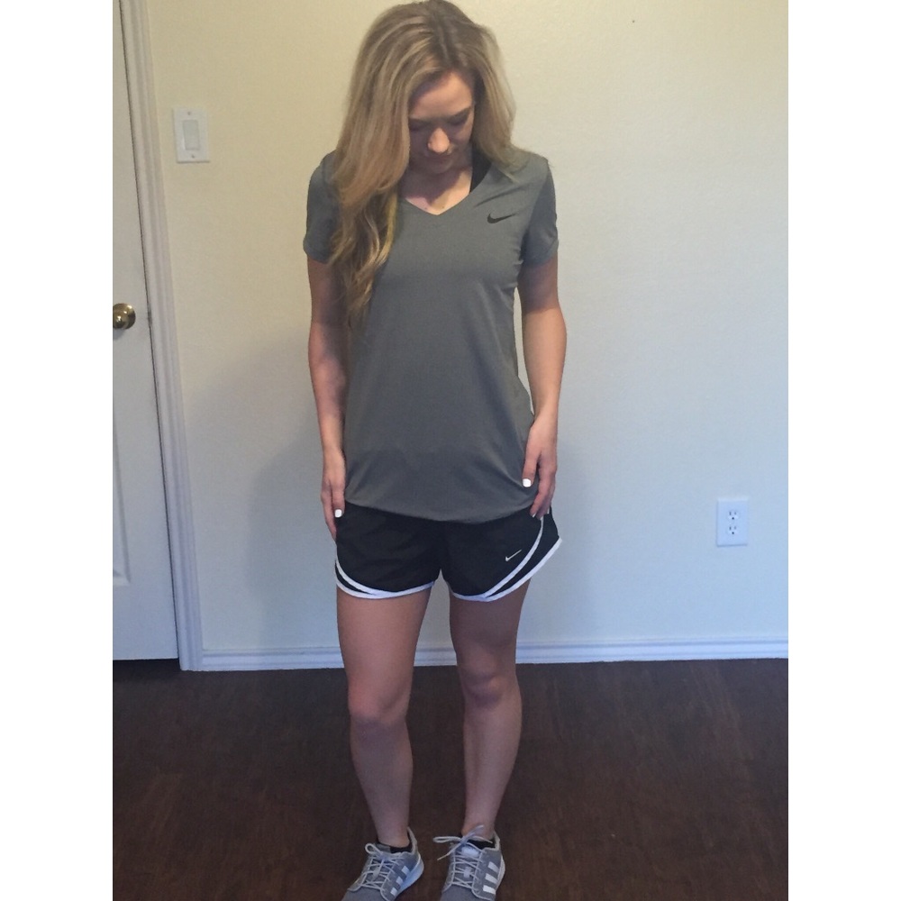 Gray Nike Pro Top
